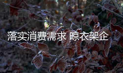 唯有将消费需求落实到位