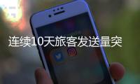 连续10天旅客发送量突破160万�
，广铁周末加开列车267列