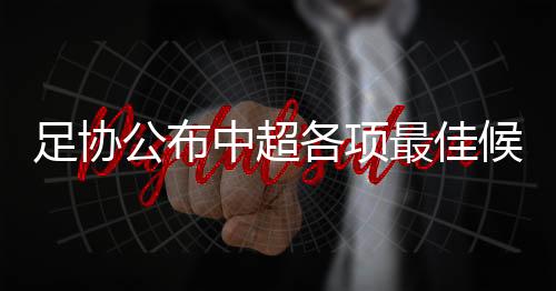 候选最佳射手奖项方面