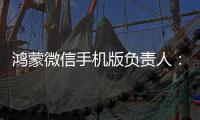 鸿蒙微信手机版负责人：对齐安卓�
，超过iOS