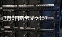 7月6日新房成交157套、二手房71套；涨价房源74套