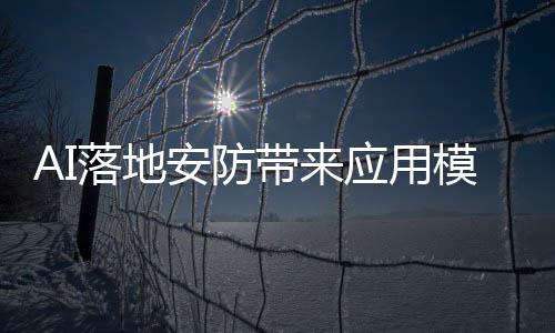 安防网络化逐步普及