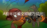 A股半日成交额破万亿元！“牛市旗手”大涨