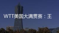 WTT美国大满贯赛
：王楚钦/梁靖崑晋级男双四强